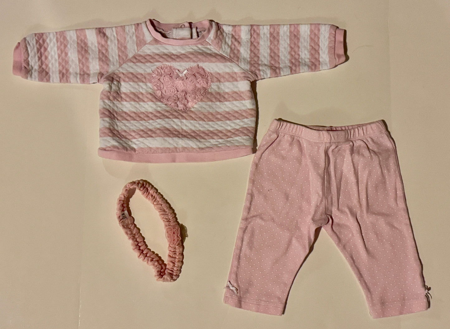 #187 Girls 6m Little Me Outfit