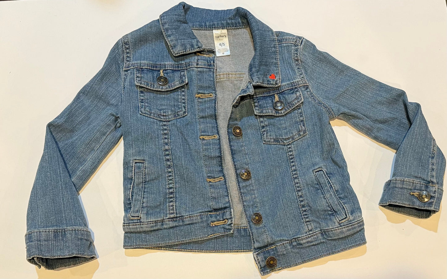 #180 Girls 4/5 Carters Jean Jacket