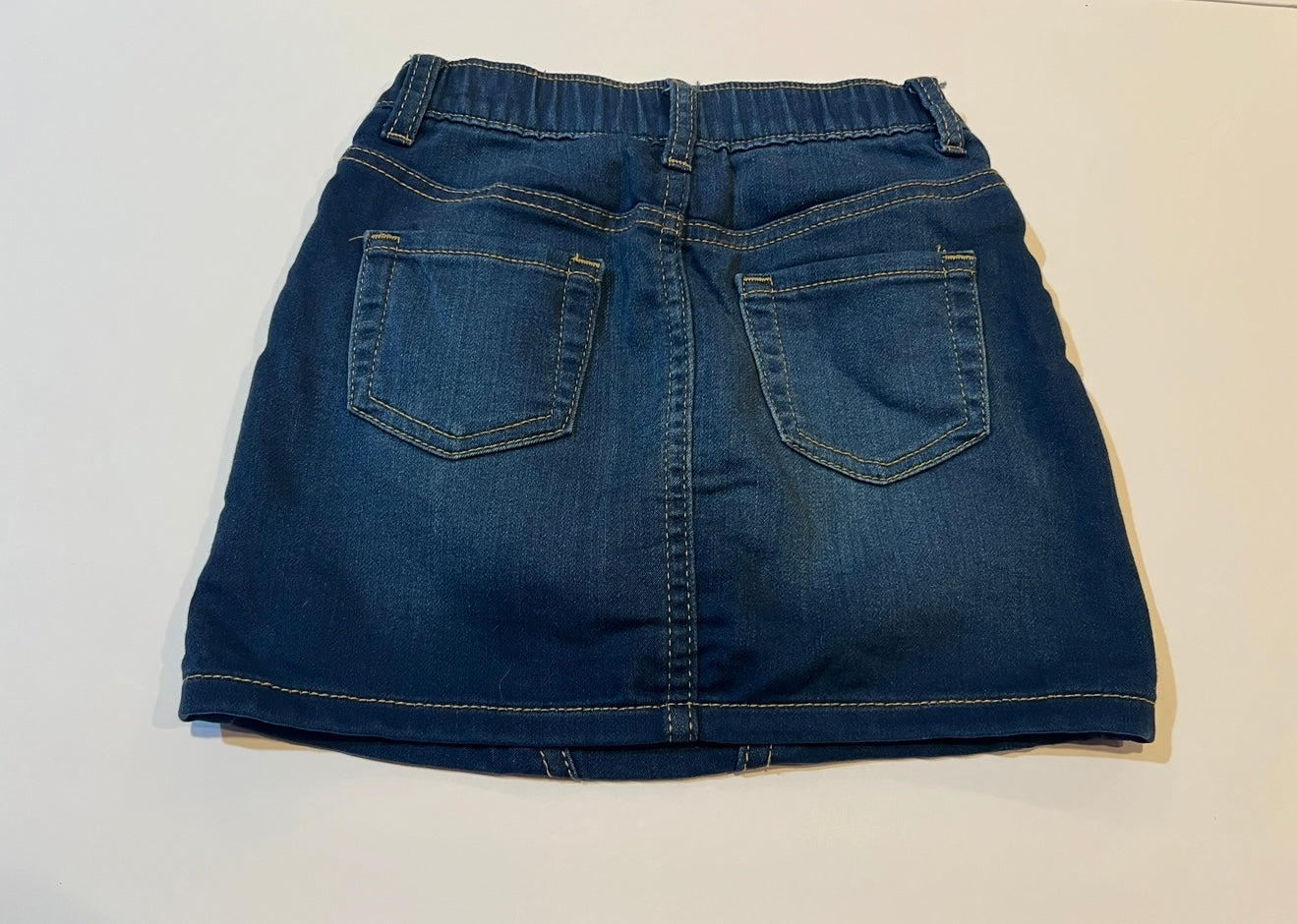#180 Girls 4 NWT Cat & Jack Knit Denim Jean Skirt - 2 available