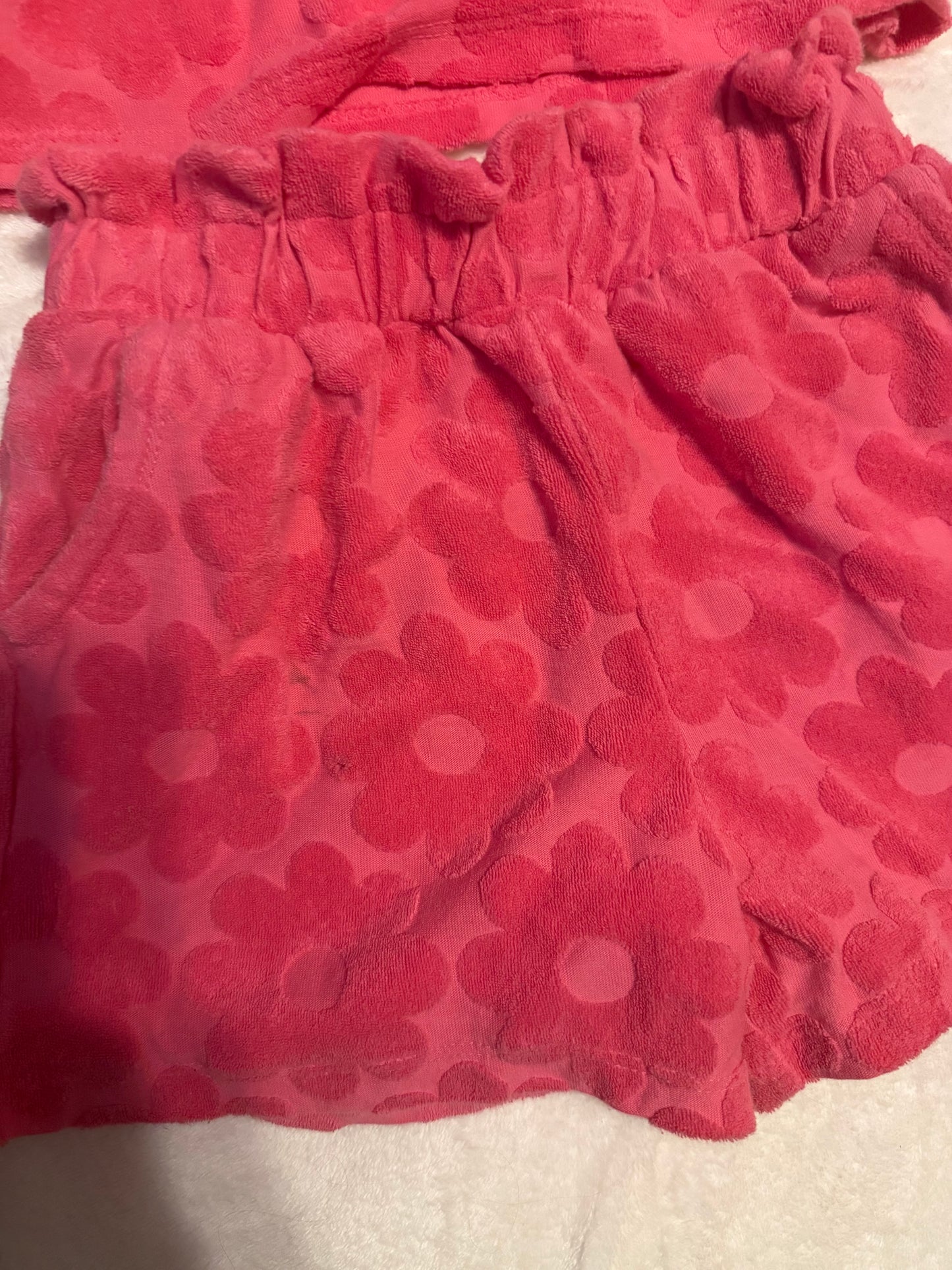 Seller #182 Girls 3-4T Pink Terrycloth Outfit