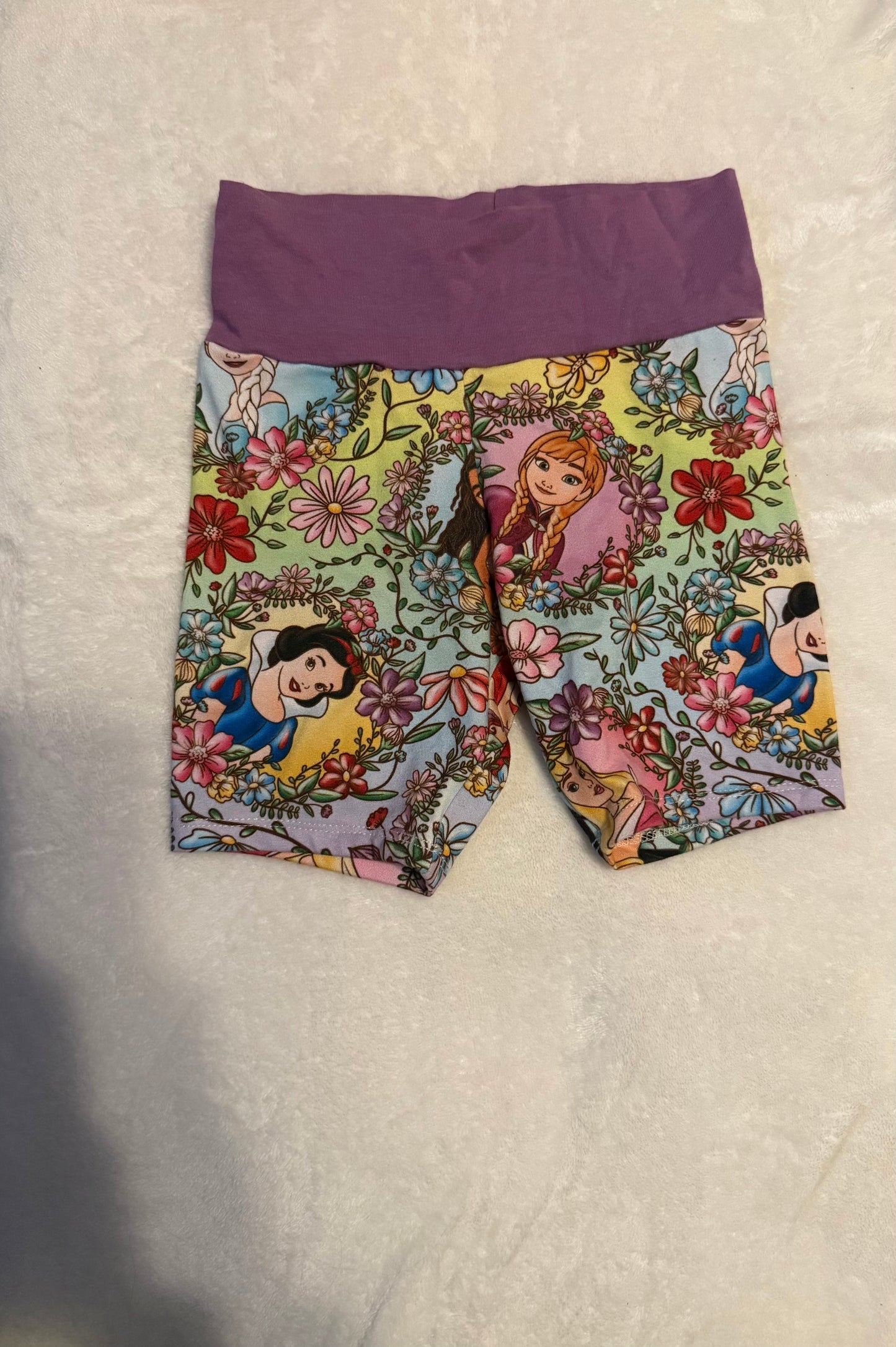 Seller #182 Girls Small Shop 4Y Disney Princess Biker Shorts