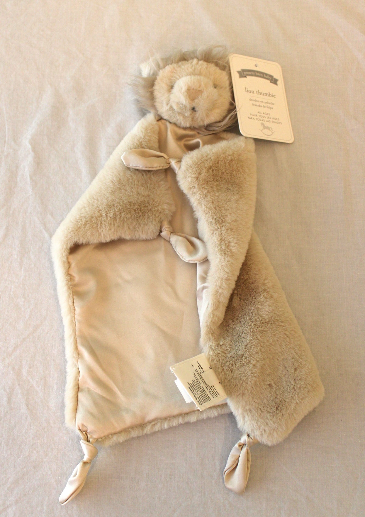 #168 Pottery Barn Lion Lovey - NWT