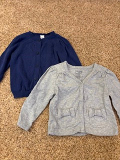 #47 girls 18-24mo baby gap and old navy sweaters