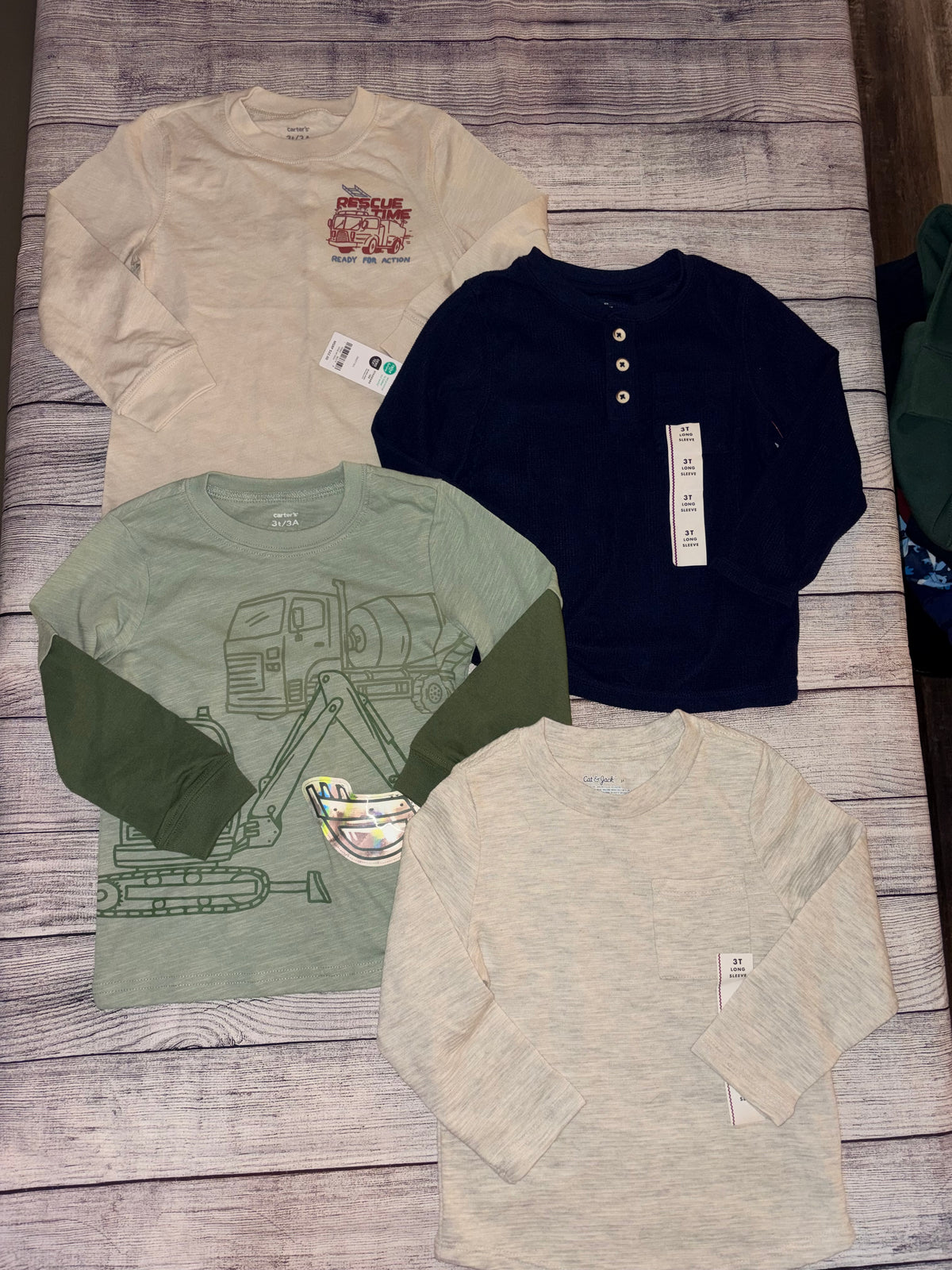 Seller 124 NEW 3T Boy’s Long Sleeve Bundle