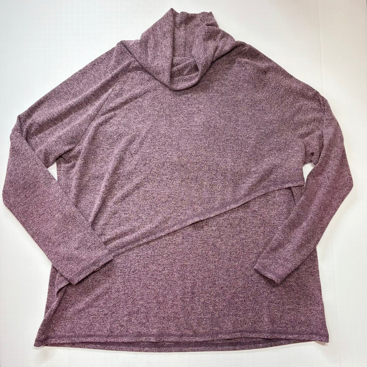 Seller 189 Women’s XL Nursing Queen Purple Asymmetrical Nursing Sweater EUC
