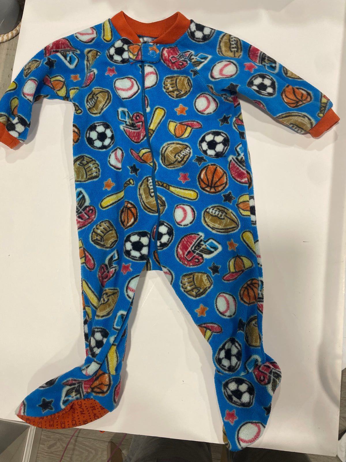 #83 Children's Place 6-9M Fleece Pjs