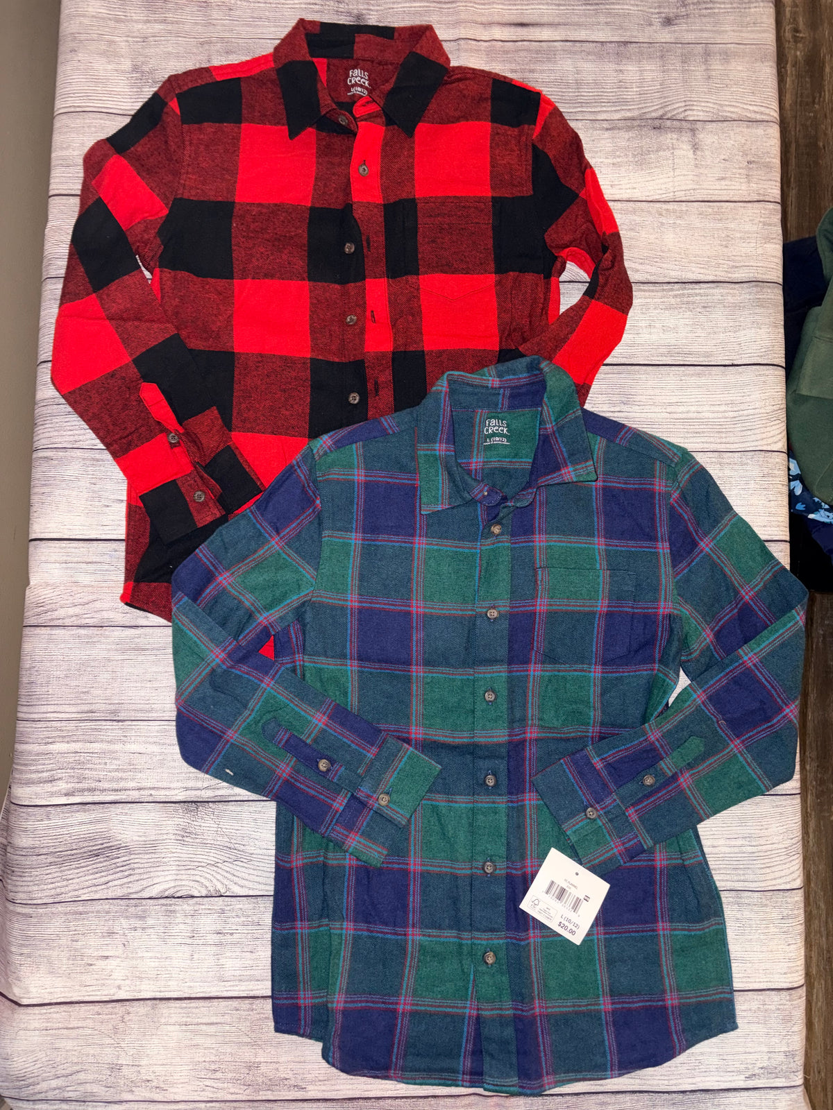 Seller 124 NEW Falls Creek Button Down Bundle Boy’s 10/12