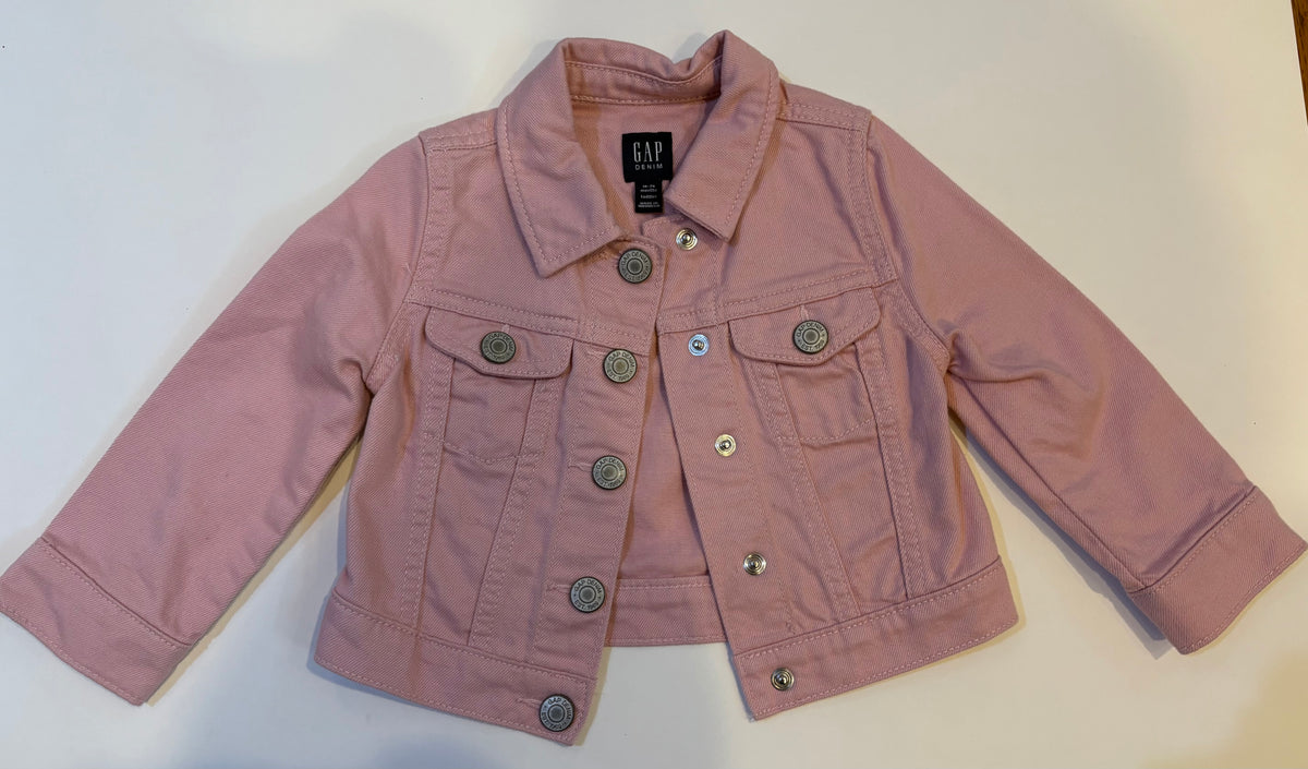 Seller 186 -Gap Girls Pink Jean Jacket 18-24 Months