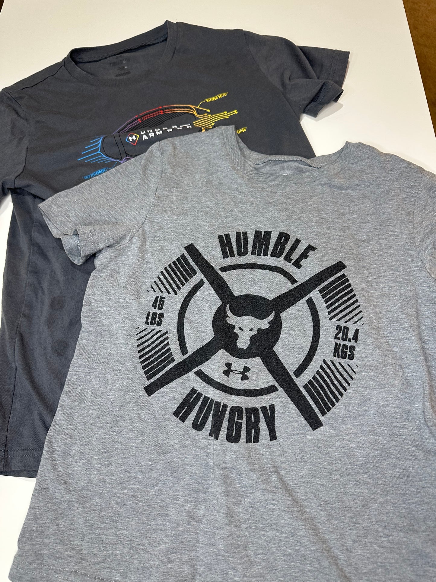 #23 boys youth small UA t shirts