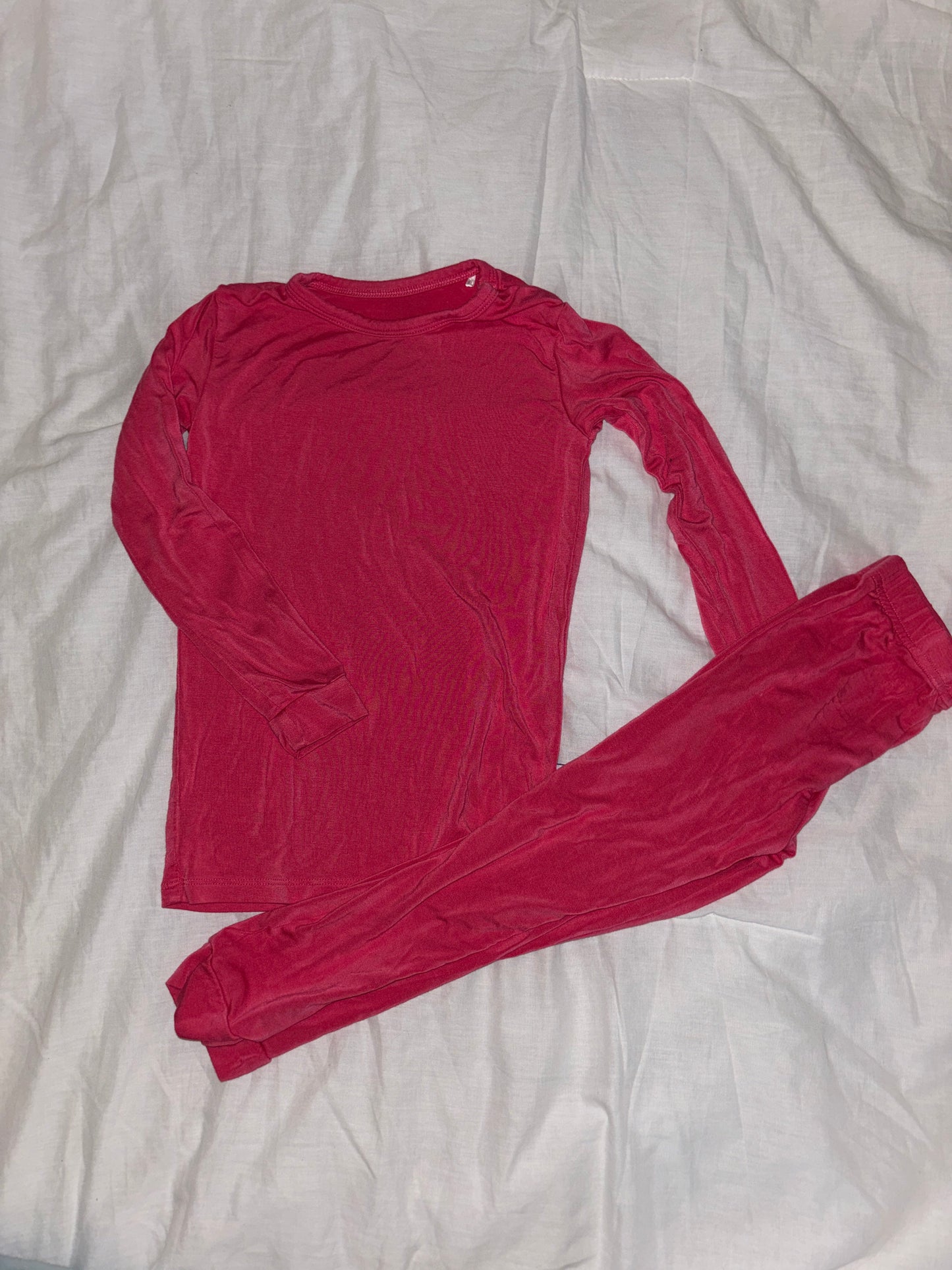 *Reduced* #148 Bubble Baby Bamboo 4T Pajamas- Pink
