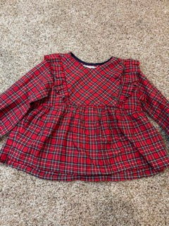 #47 girls 2/3T zara baby Christmas top