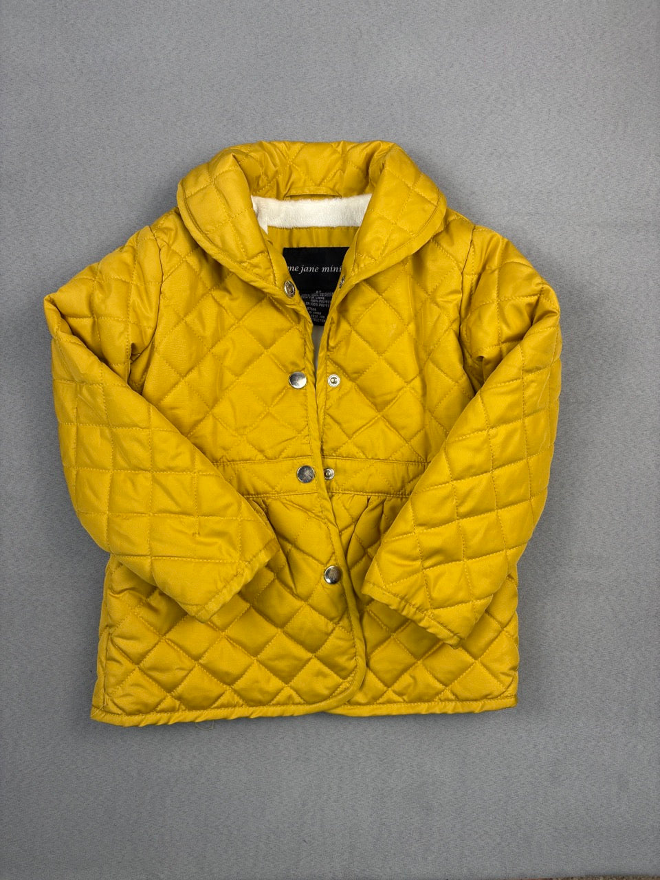 #39 4T, Girls, Me Jane Mini, quilted yellow coat,