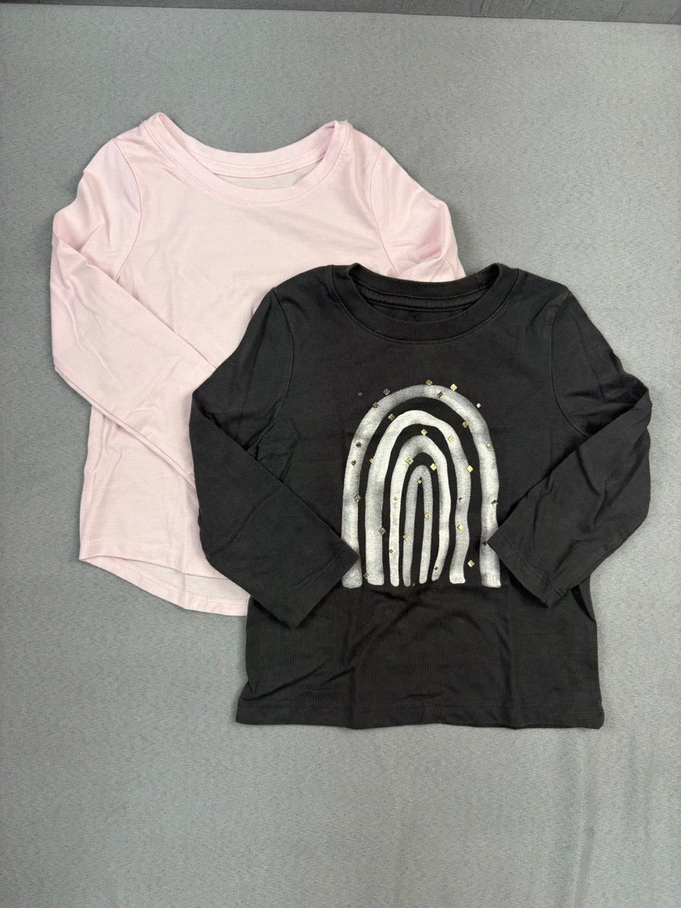 #39 3T, Girls, Cat and Jack, long sleeve t-shirt bundle (2),