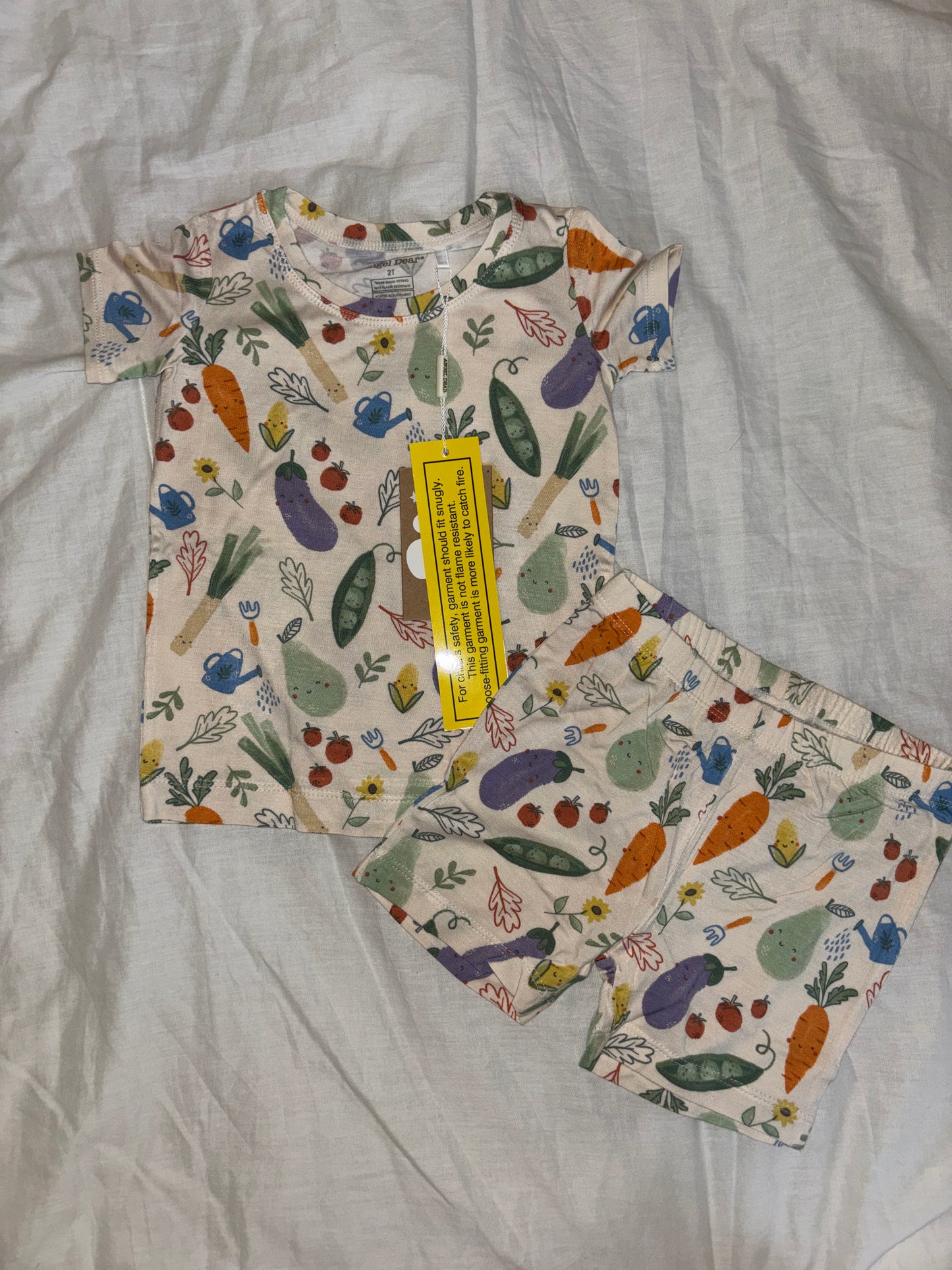 #148 Angel Dear 2T Bamboo Shorts Pajamas- NWT