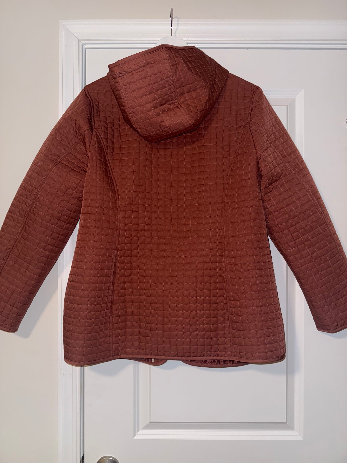 #106: Womens L Lands End Quilted Jacket NWT