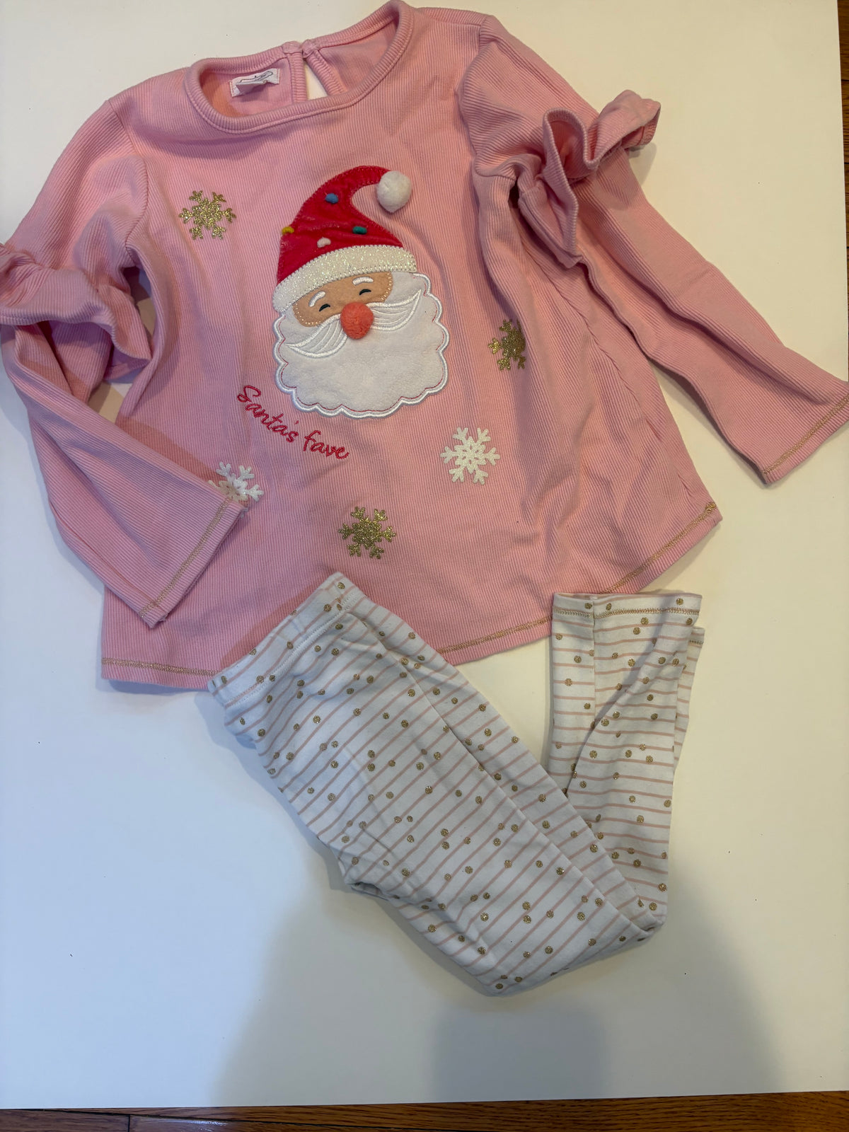 Seller 186 - Mud Pie Girls Santa Outfit - Size 5 - VGUC