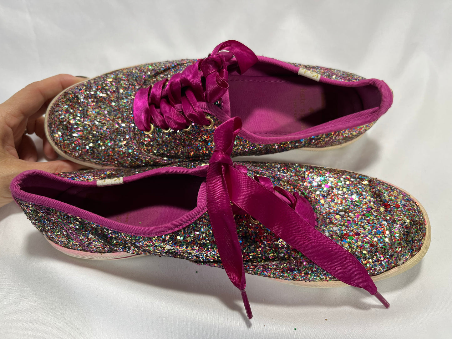 150 Size 6.5 Kate spade glitter keds
