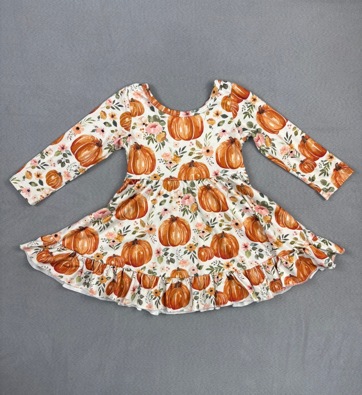 #39 12-18mo, Girls, Boutique, Pumpkin twirl dress
