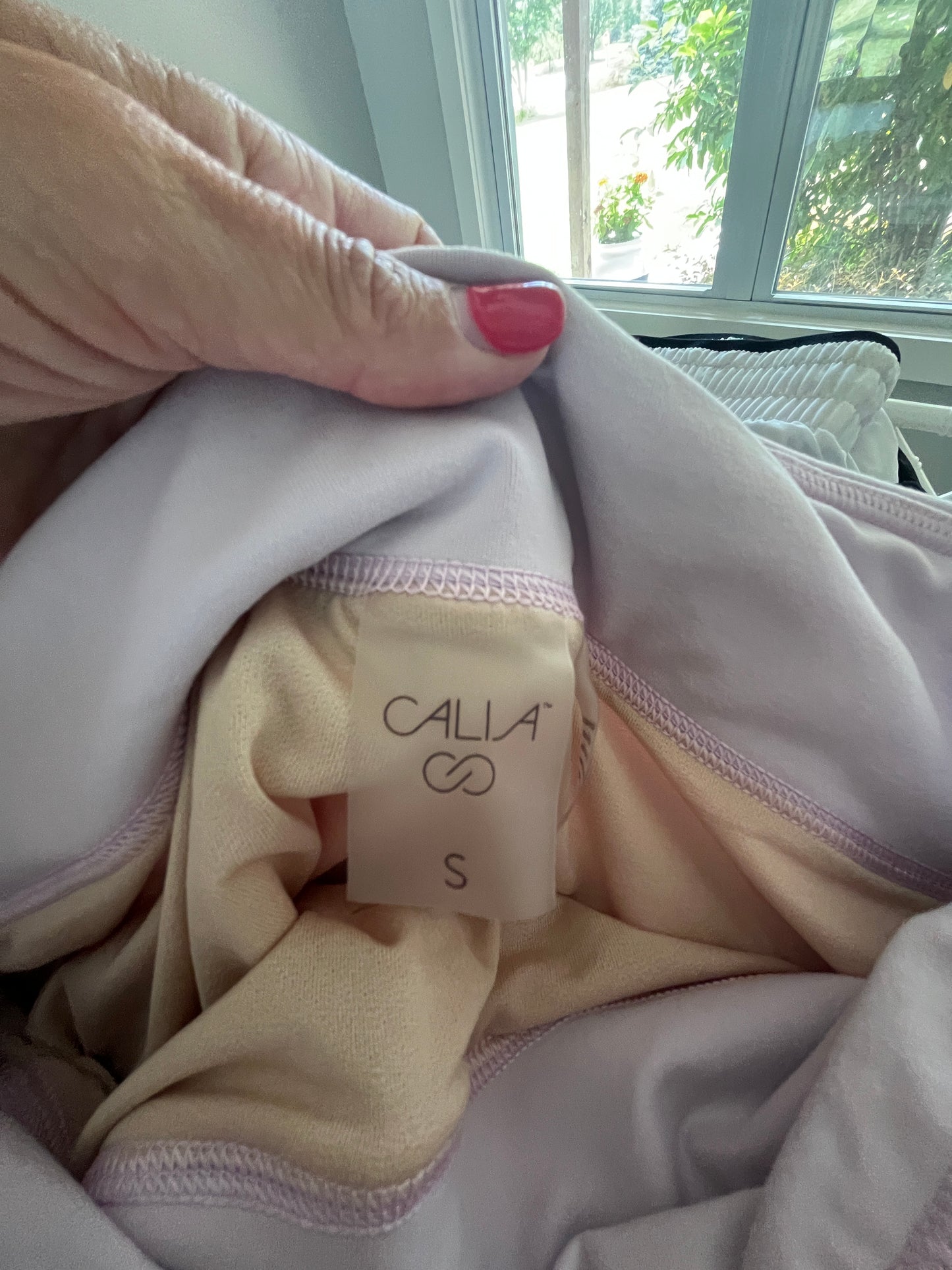 137 Calia Size S, LN light purple/ pink shorts