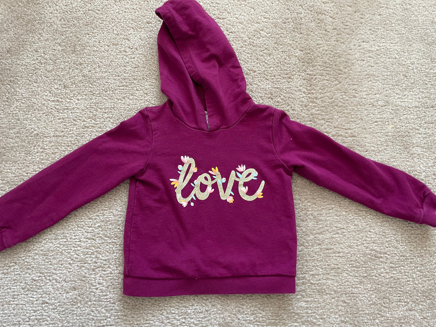 Seller 129- Girls 5T hooded shirt