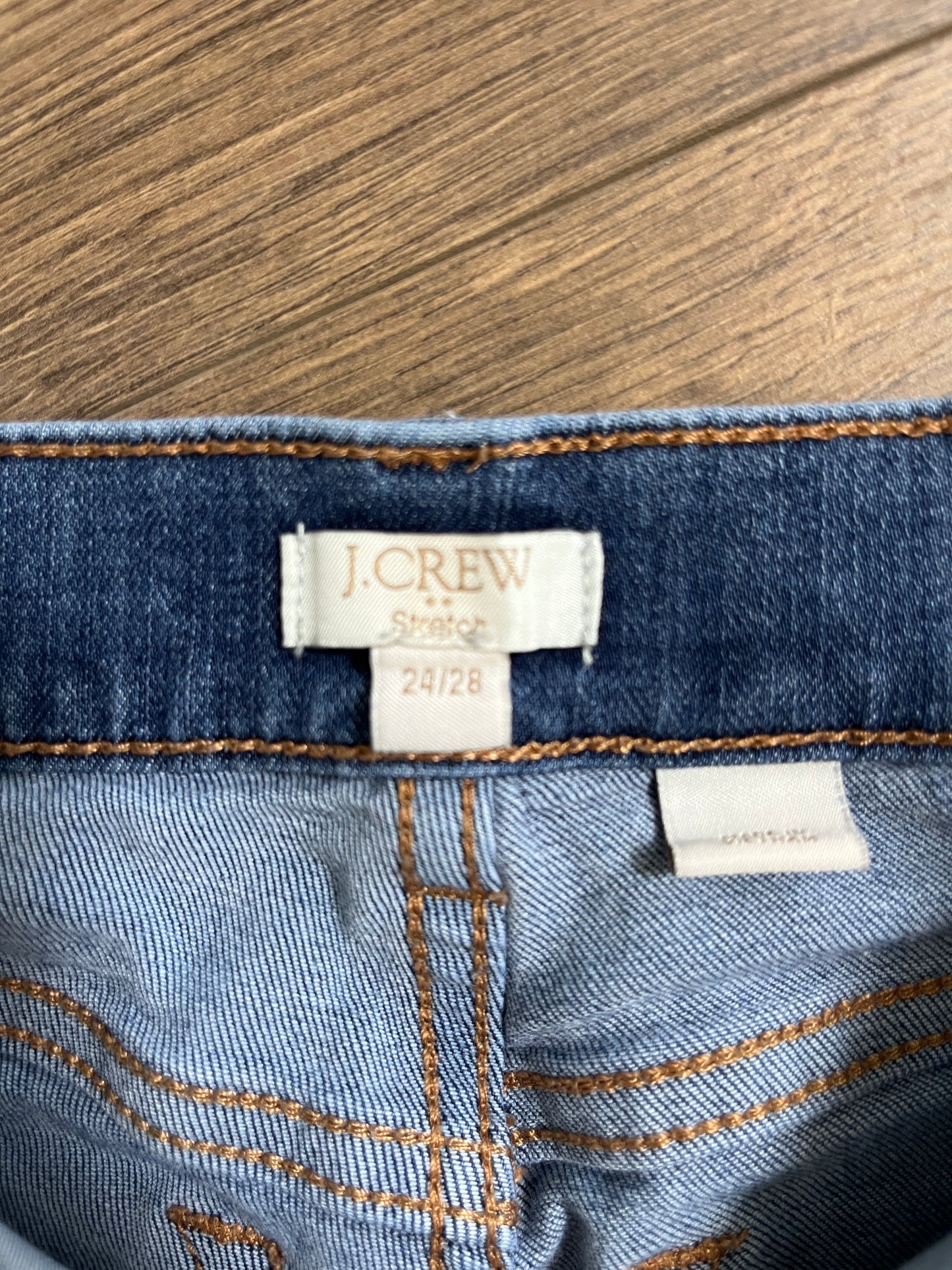 137 Jcrew women's stretch Jeans size 24 waist 28 inseam