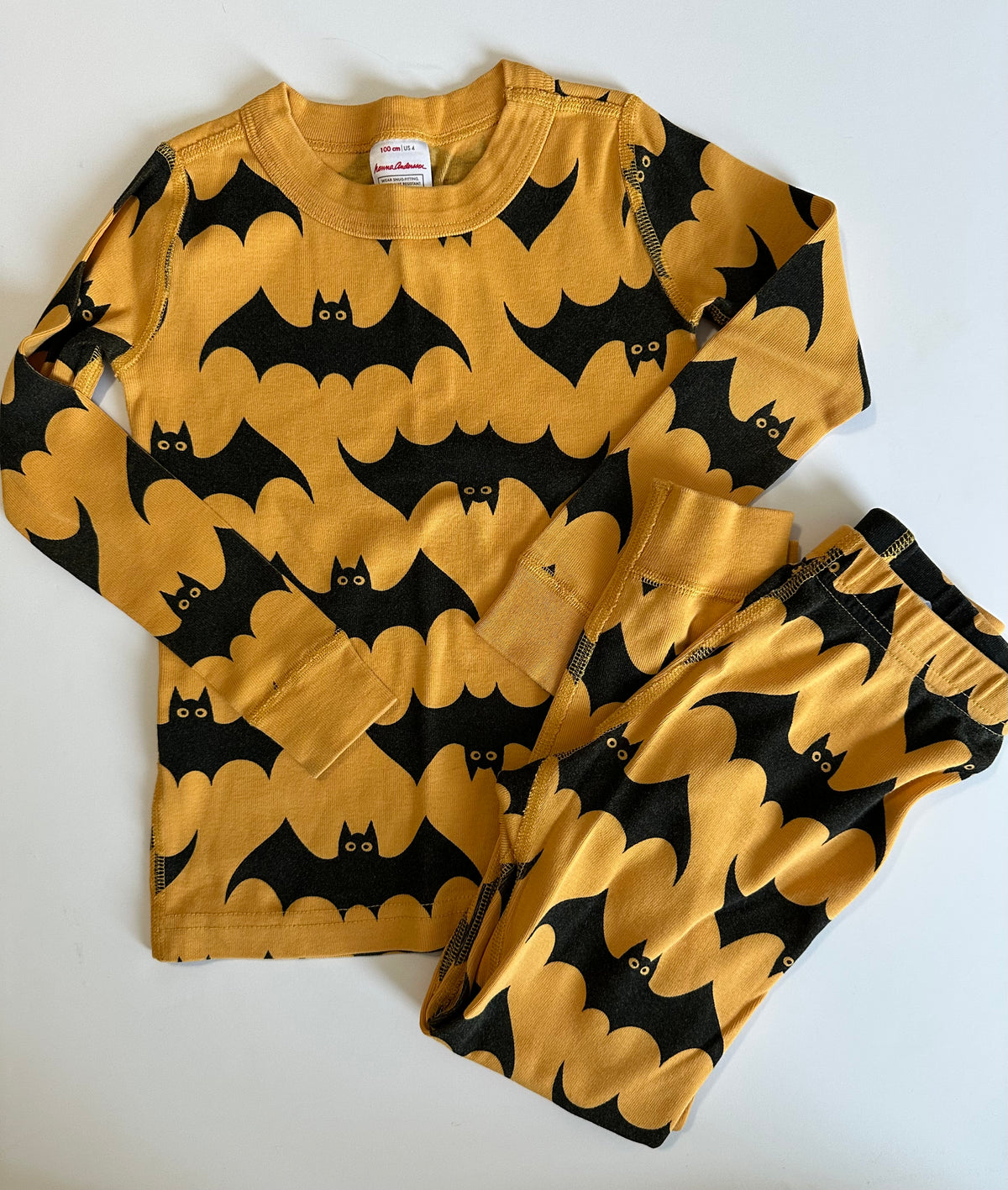 #80 Hanna Andersson size 4 / 100 bat pajamas halloween