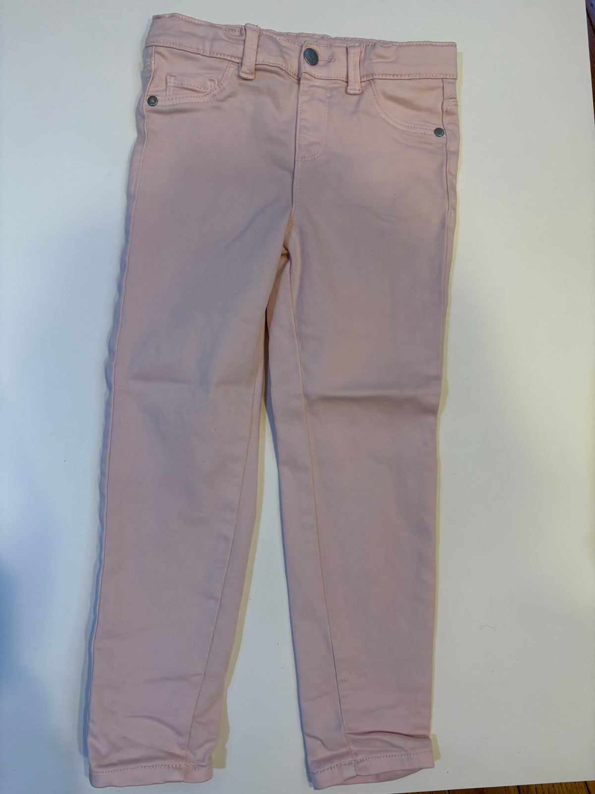 Seller 186 - Falls Creek Girls Light Pink Stretch Jeggings - Small / Size 6 - VGUC