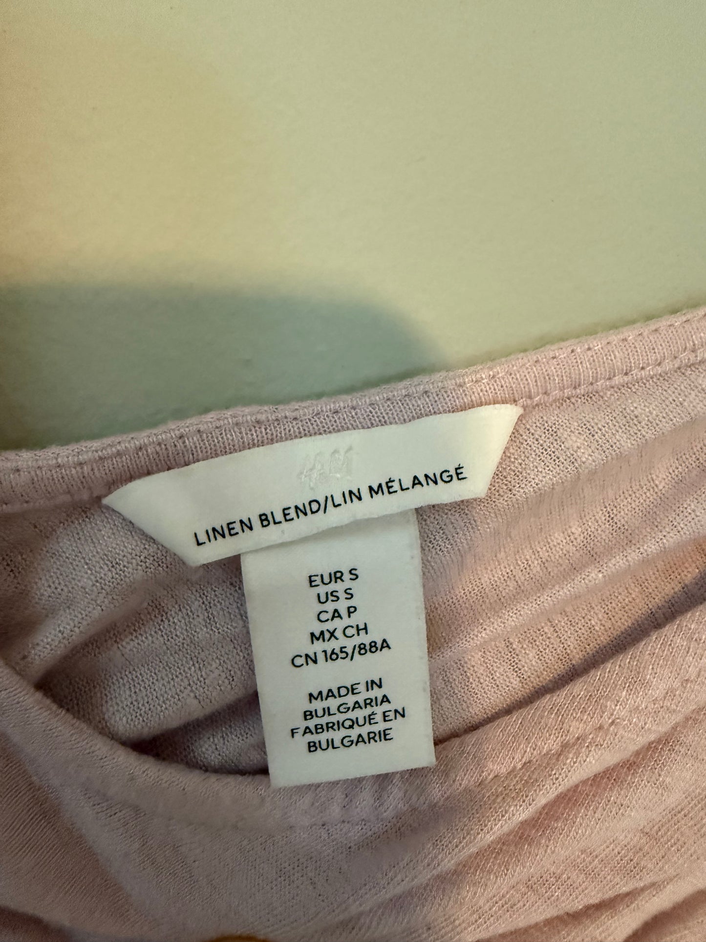 H&M | Causal Tank Top | Pink | Size S