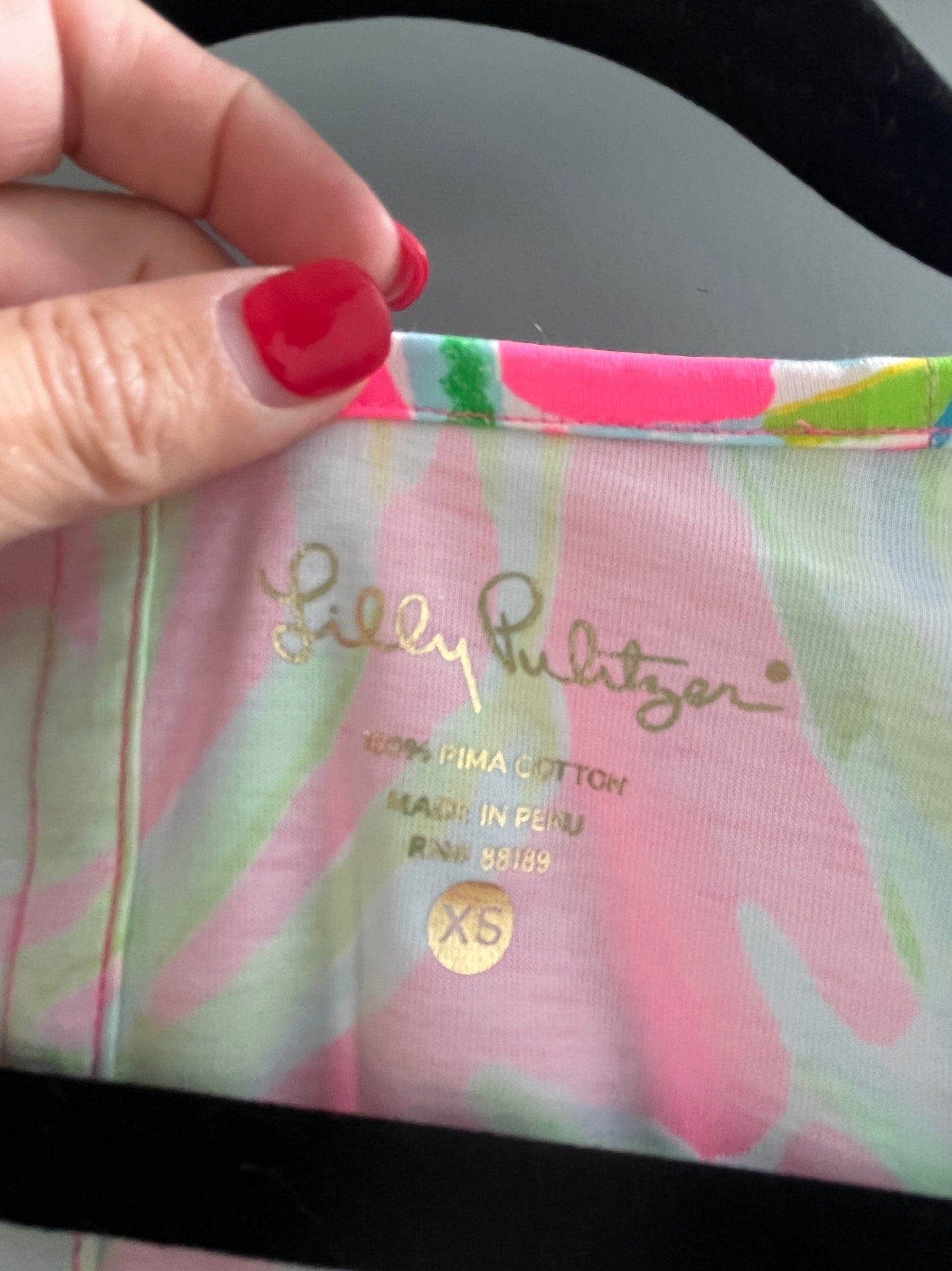 137 Lilly pulitzer 3/4 sleeve pink dress size XS BNWOT