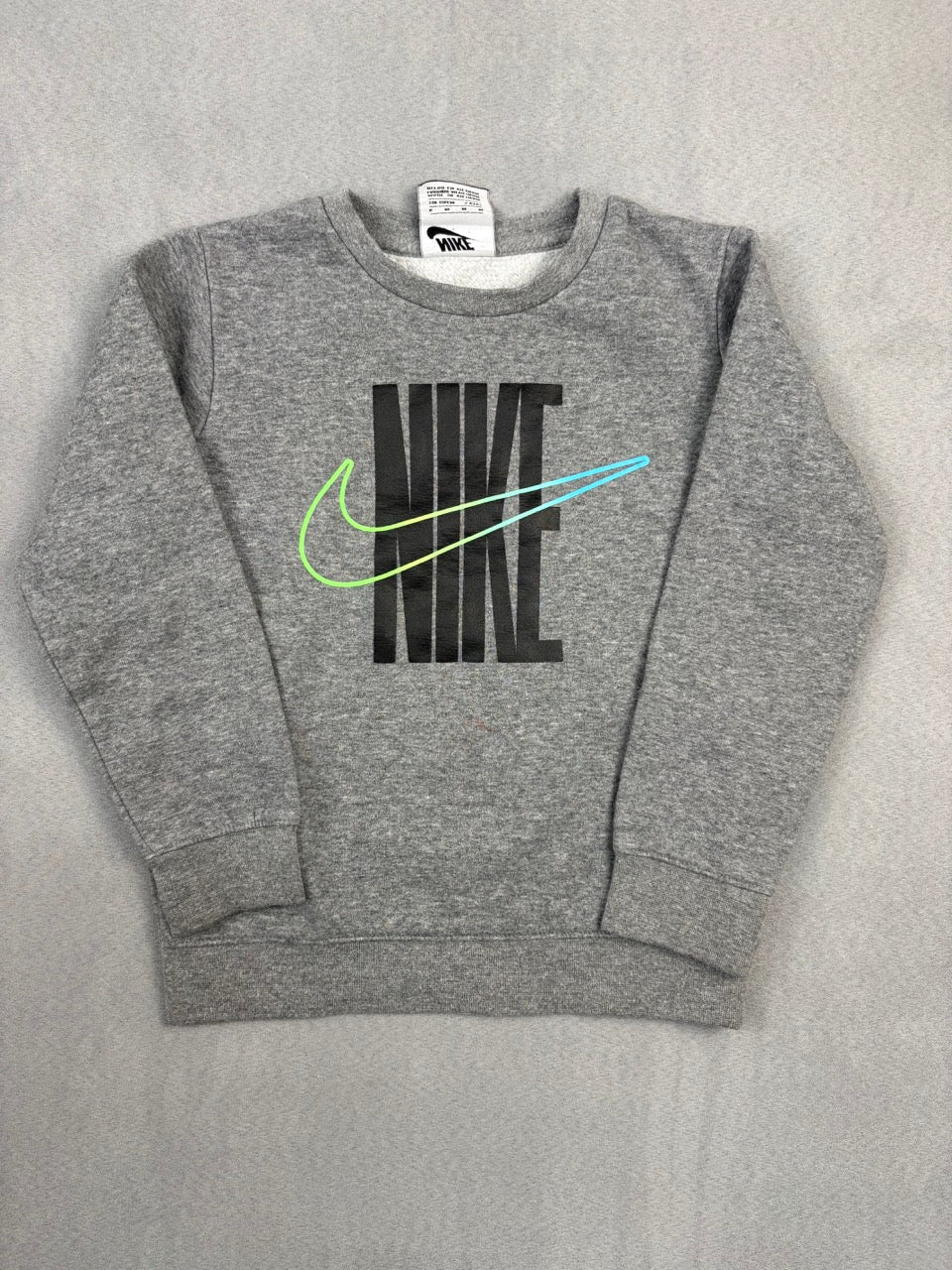 #39 size XS Boys Nike gray crewneck sweatshirt *see note*