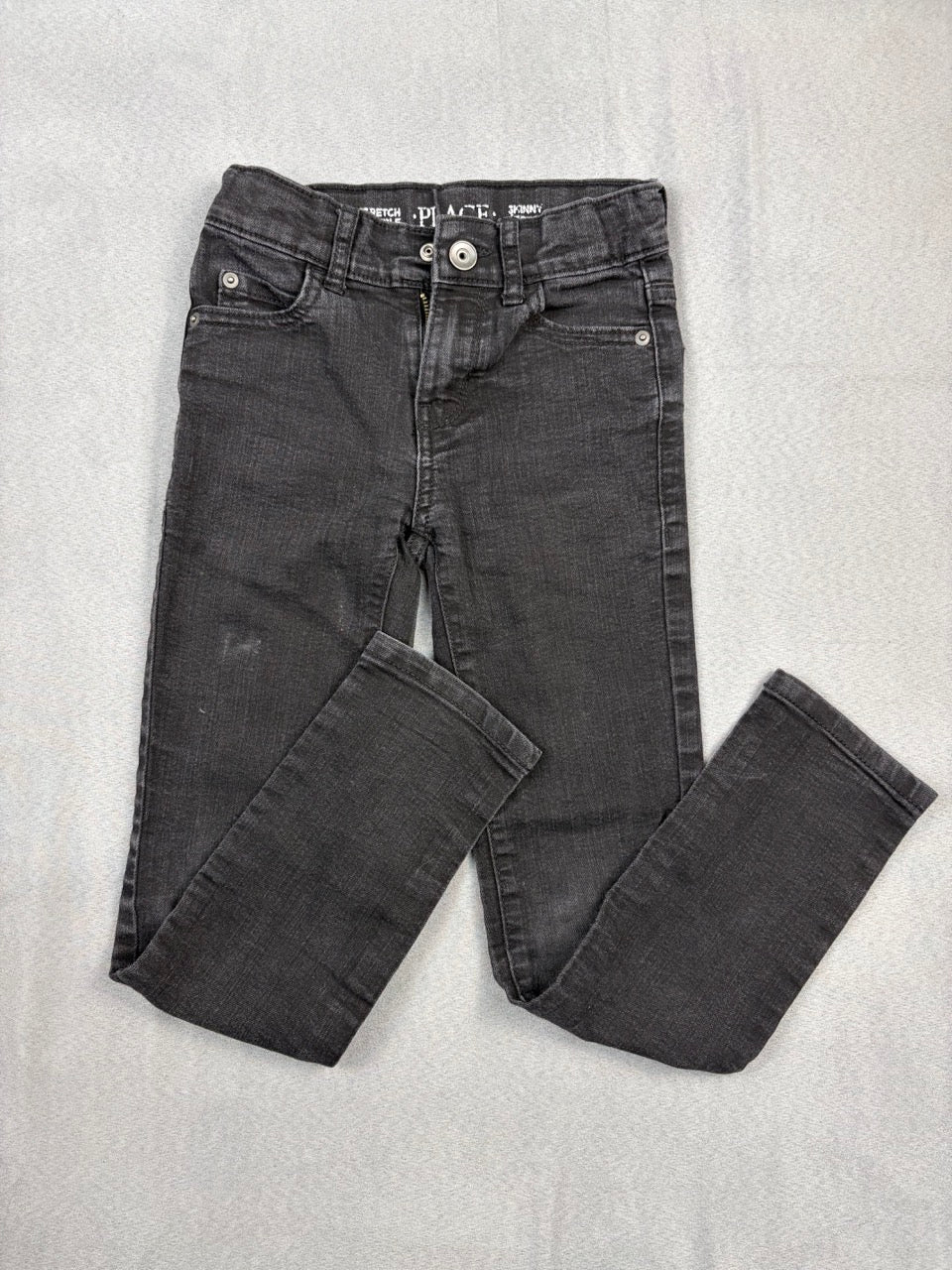 #39 Size 7 Slim Boys Childrens Place black jeans