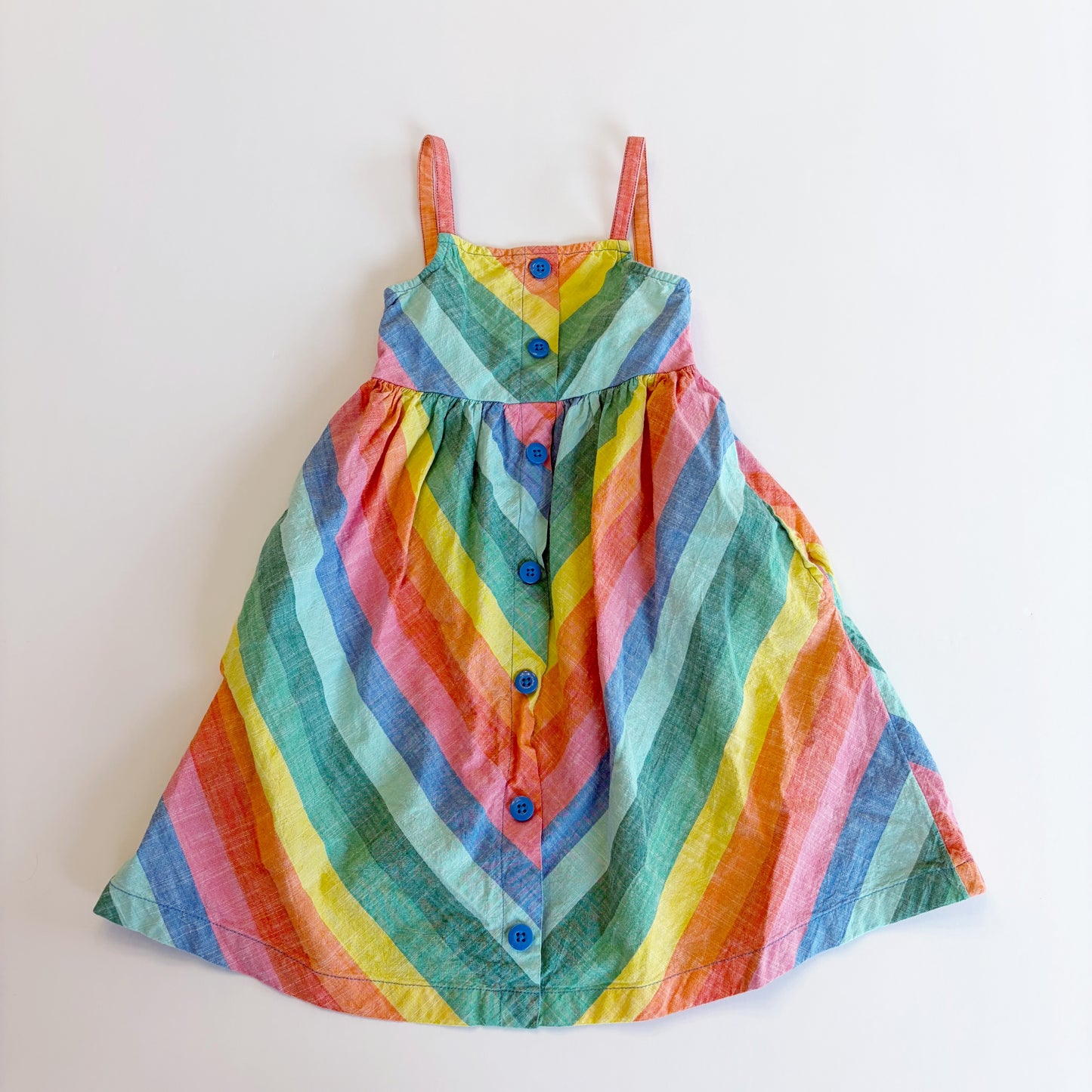 #79 | Size 4 | Hanna Andersson Girls Rainbow Sun Dress