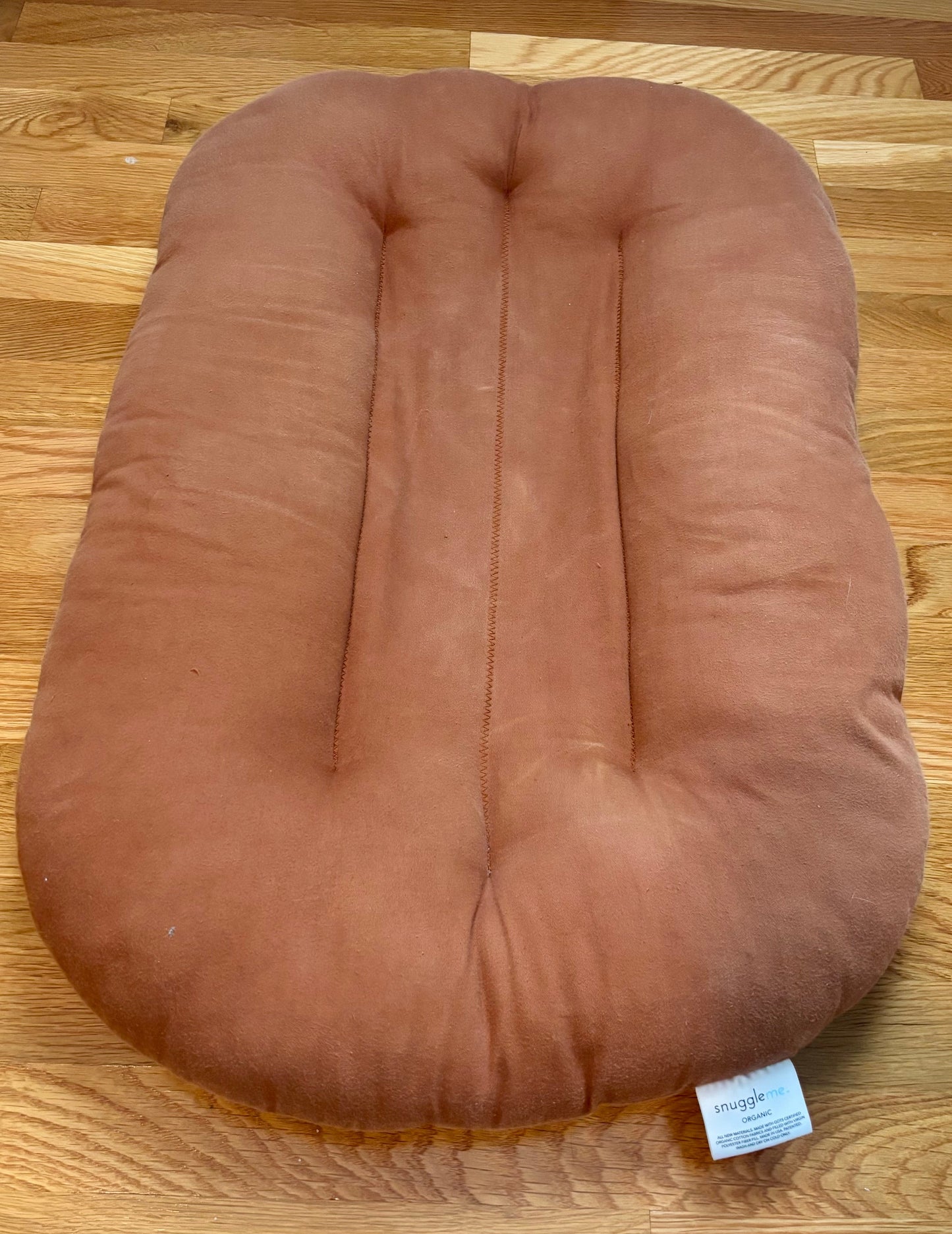 Seller #139 Snuggle Me Organic Infant Lounger - Rust Colored