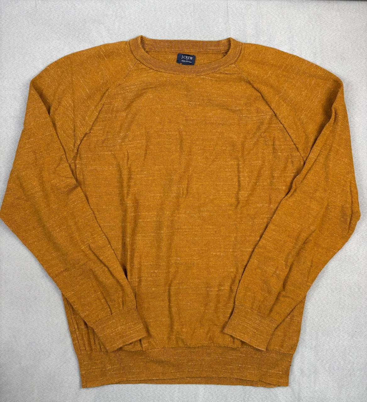 #39 Large, Mens, J. Crew, brown ochre sweater,