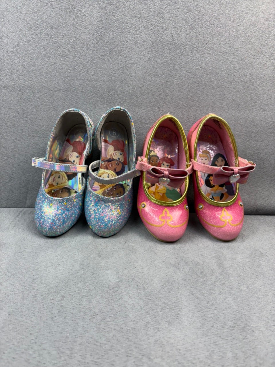#39 Size 8 Girls Disney Princess shoes, small heel