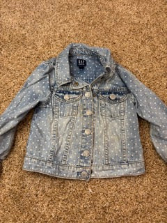 #47 girls jean jacket, baby gap, 4T