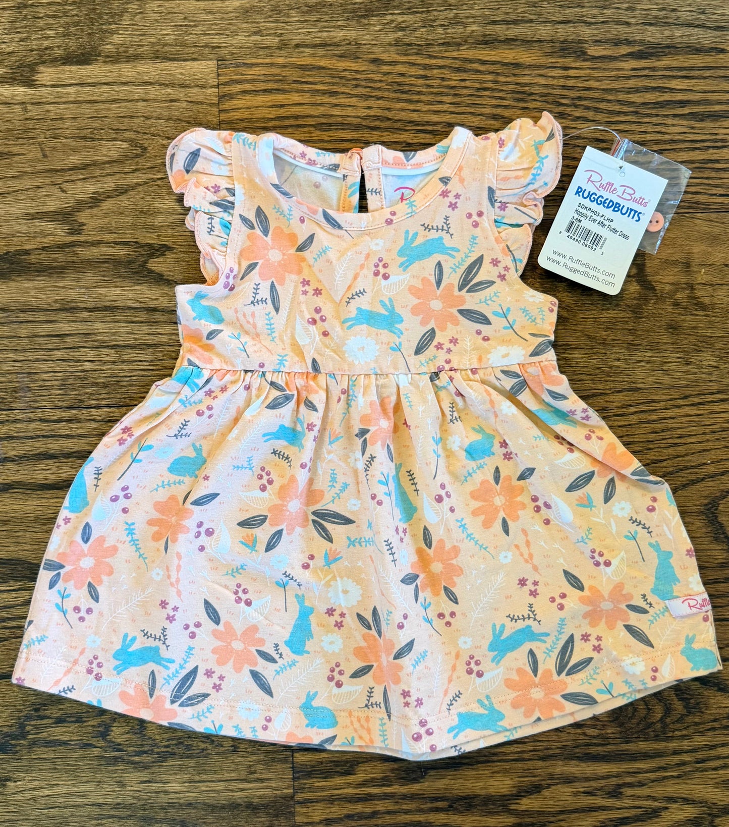 #28 REDUCED NEW Ruffle Butts Girls Dress 3-6 m