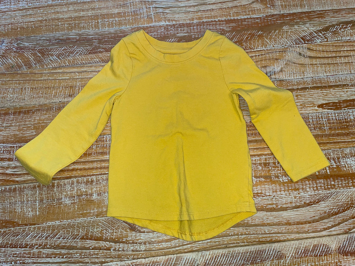 #4 Cat and Jack Yellow Long Sleeve 18 months