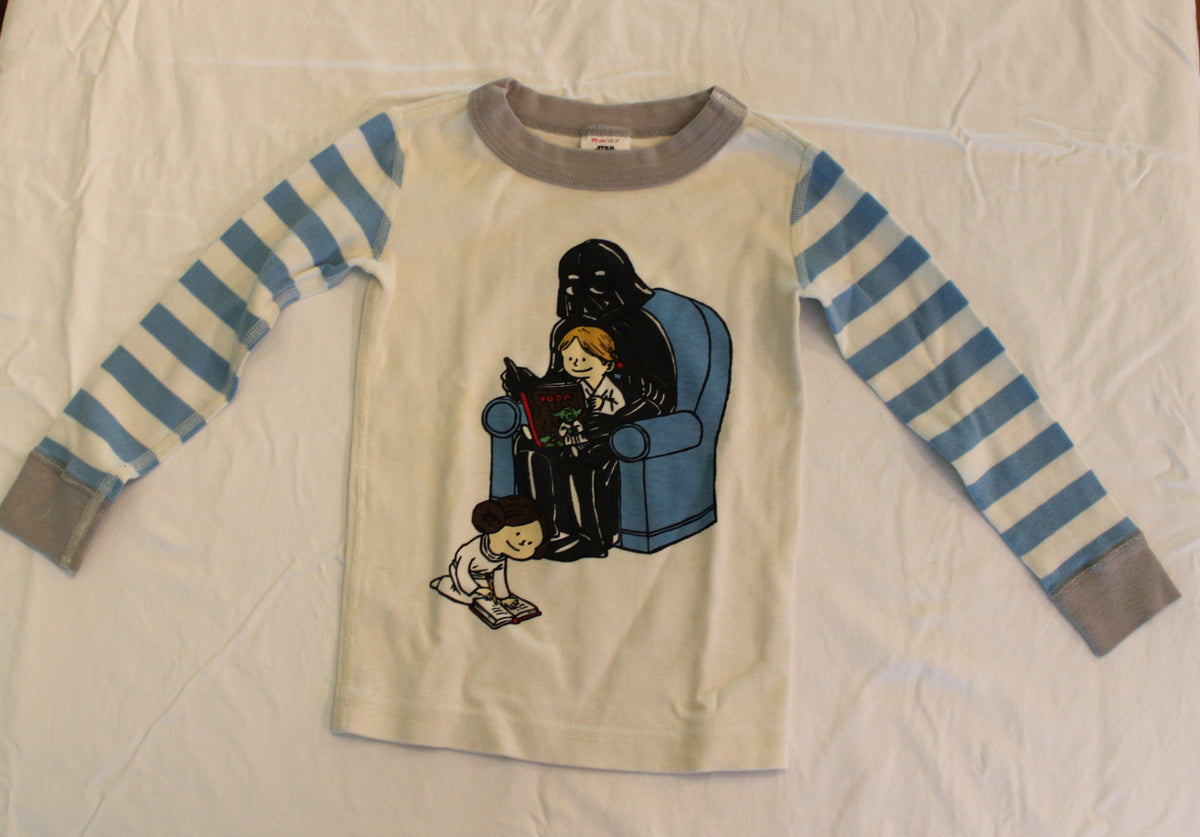 #168 3T Girls Hanna Andersson Star Wars Pajamas