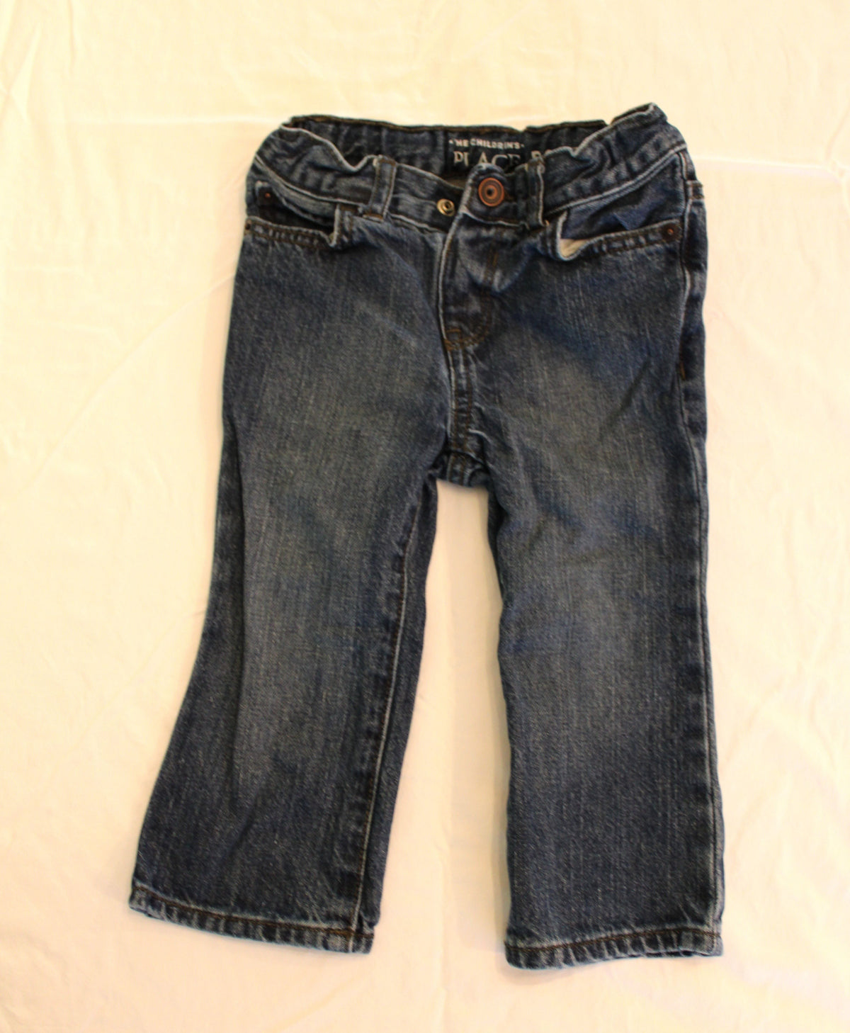 #168 18m Boys long sleeve shirt + jeans outfit