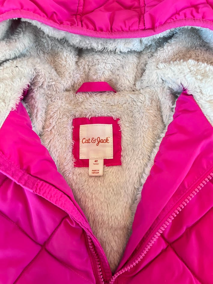 Seller #94: Cat and Jack Girls Winter Jacket, 4T
