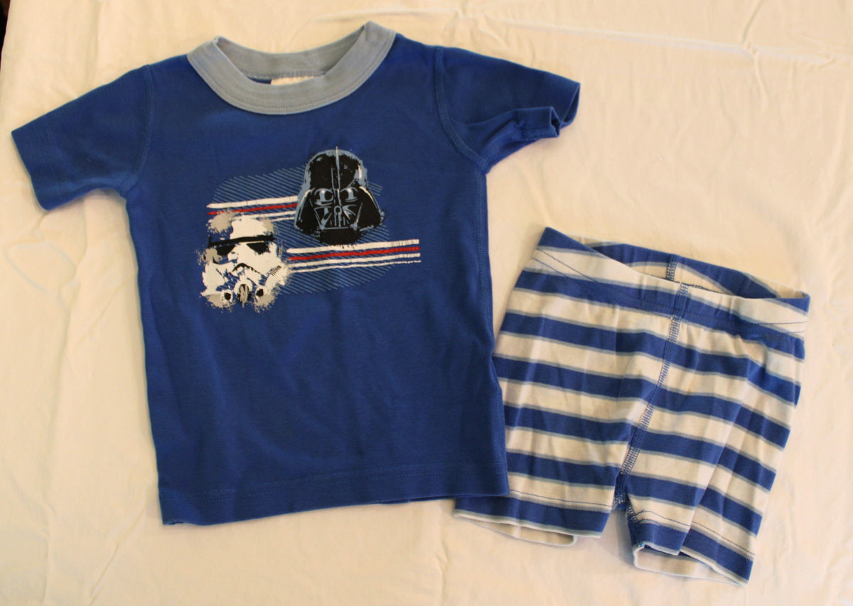 #168 18-24m Boys Hanna Andersson Star Wars Pajamas