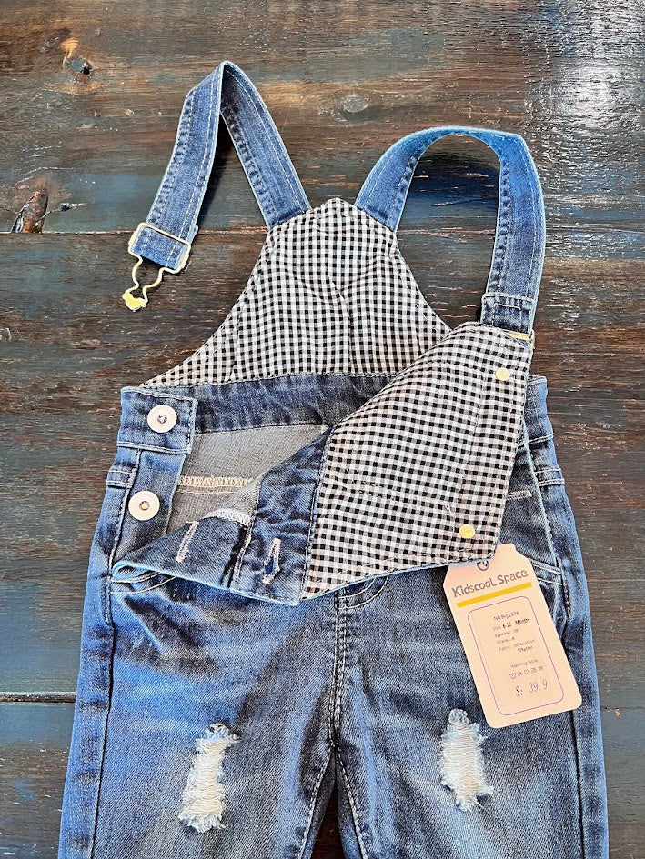 Seller #94: NWT Kidscool Space Overalls, 6-12Mo