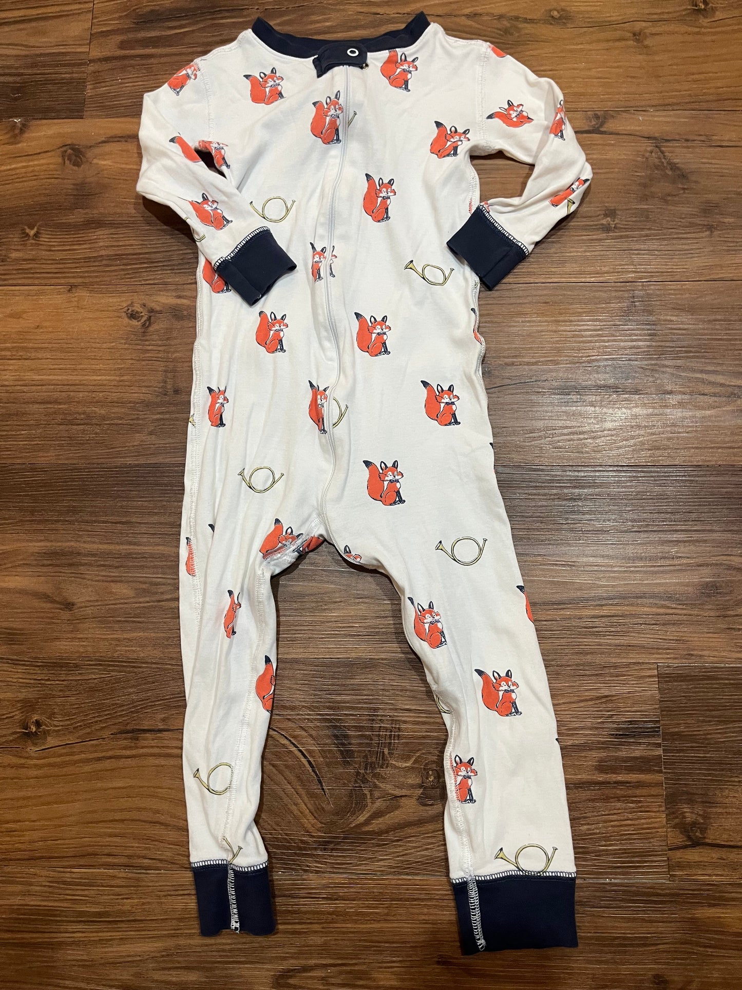 #67 Beaufort Bonnet Company Fox Pajamas 4T