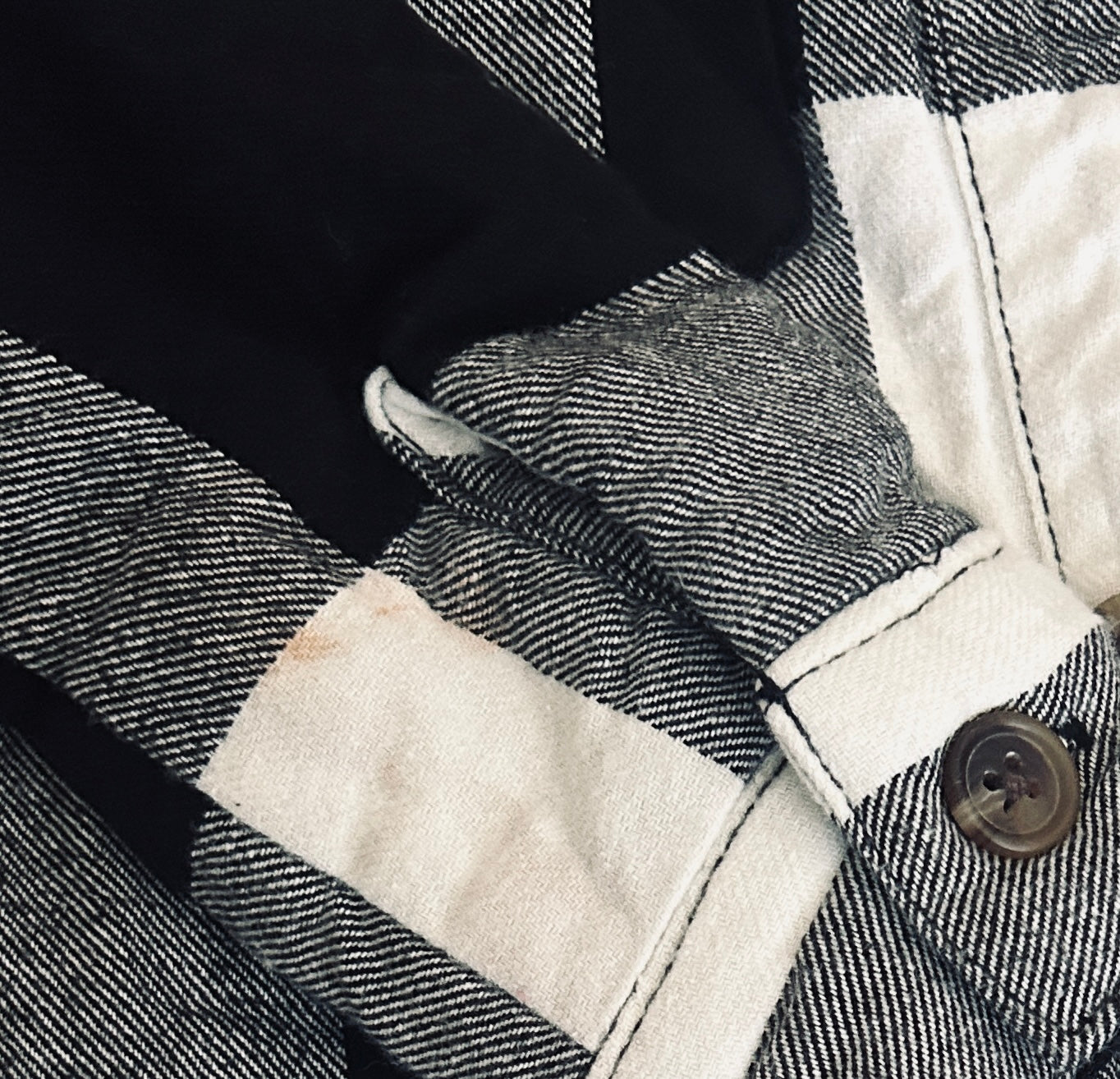 #15 Gap XS (4/5) Jersey Knit-Lined Buffalo Plaid Shacket