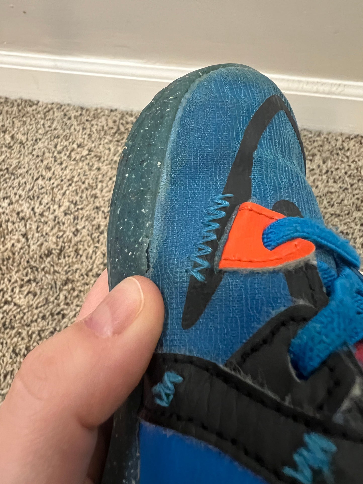 Seller 130 boys Nike Kyrie Infinity shoes size 8C (size 2T 3T )