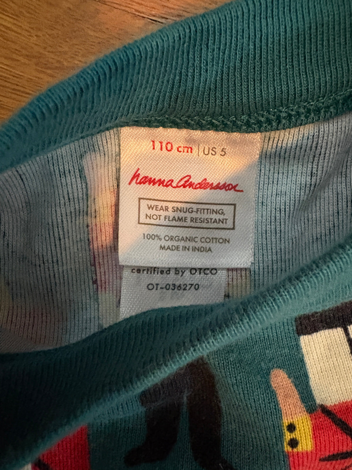 #116 Hanna Andersson Nutcracker pajamas size 5