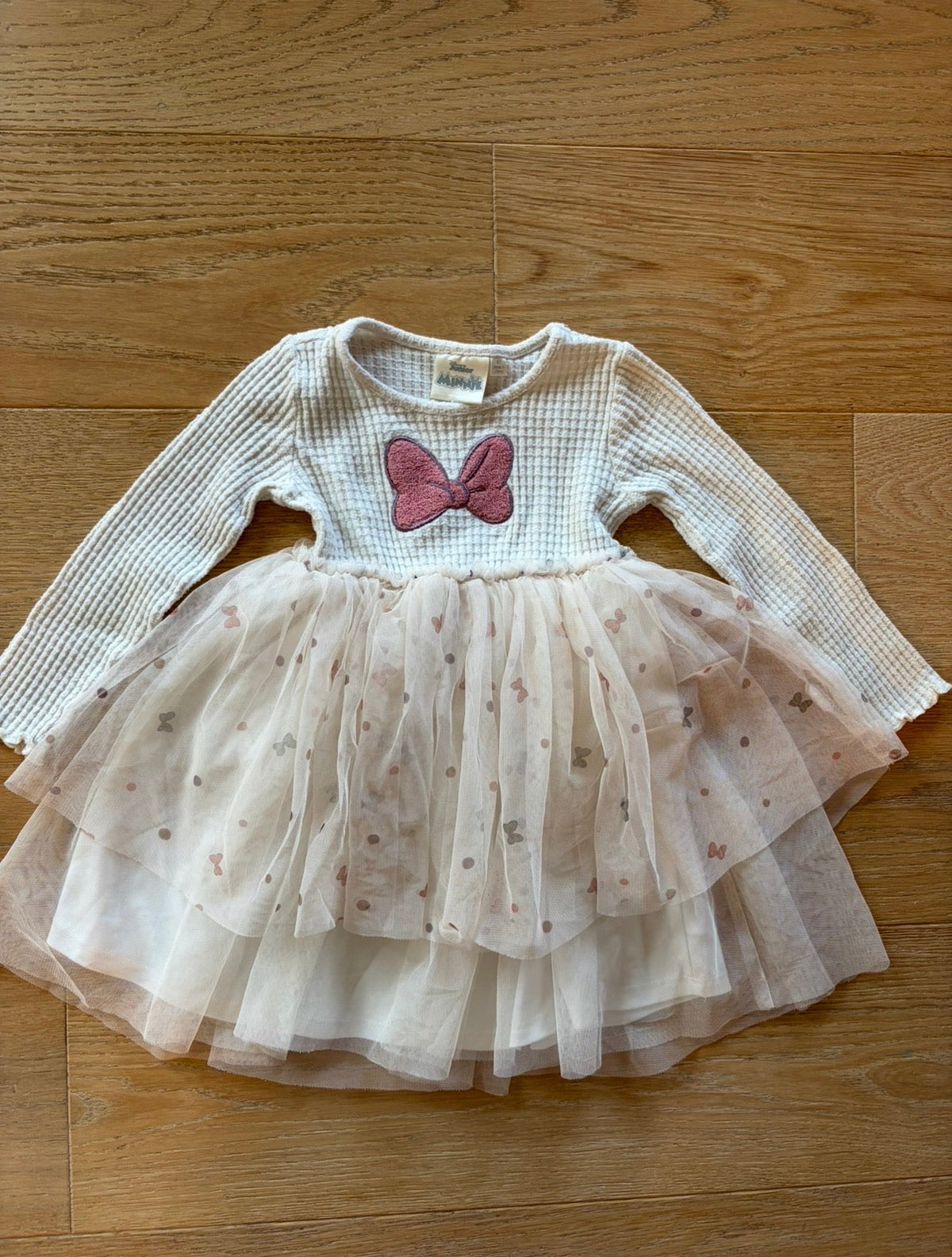#158 Disney Girls Size 4T Minnie Mouse Dress