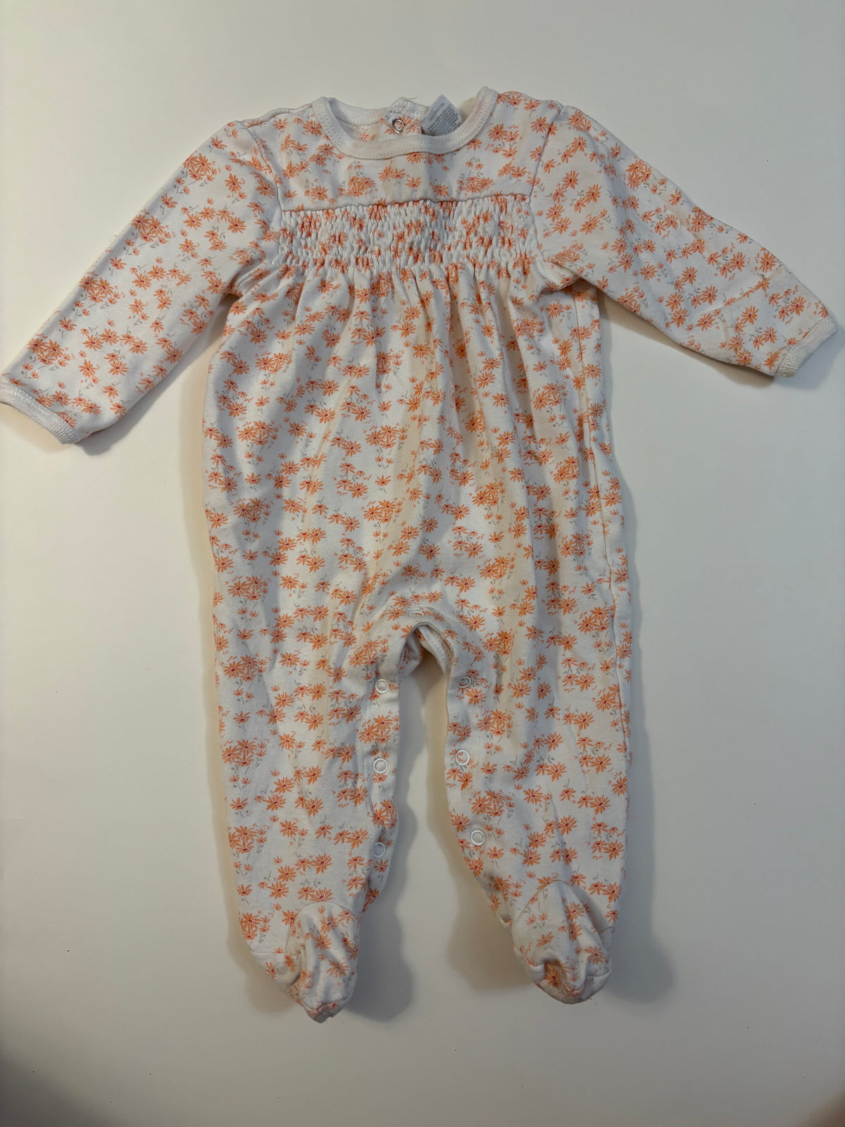 Seller 186 - Girls 6 month long sleeve romper - VGUC
