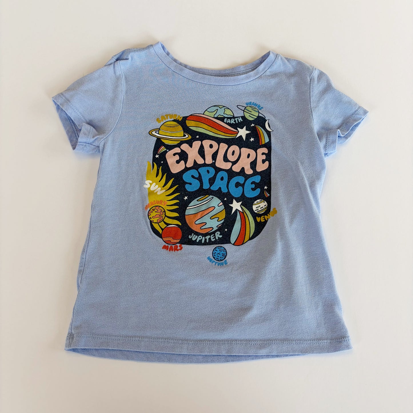 #79 | Size XS / 5 | Old Navy Girls Space Theme T Shirt